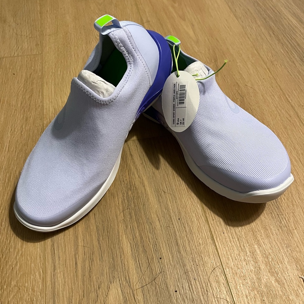 NWT OOFOS OOMG - Purple Jade Fade Slip-On Shoes Women’s Size 9 UK 7 EU 40
